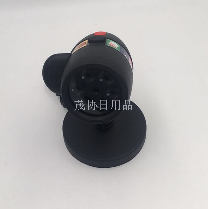 Outdoor waterproof LED film projection lamp Christmas card lawn lamp 12 film card snow laser lamp