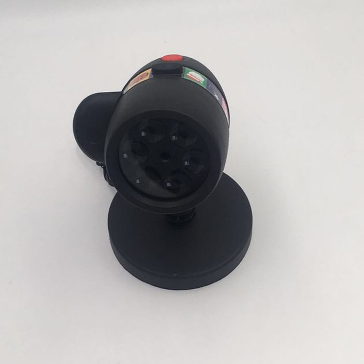 Outdoor waterproof LED film projection lamp Christmas card lawn lamp 12 film card snow laser lamp Outdoor waterproof LED film projection lamp Christmas card lawn lamp 12 film card snow laser lamp