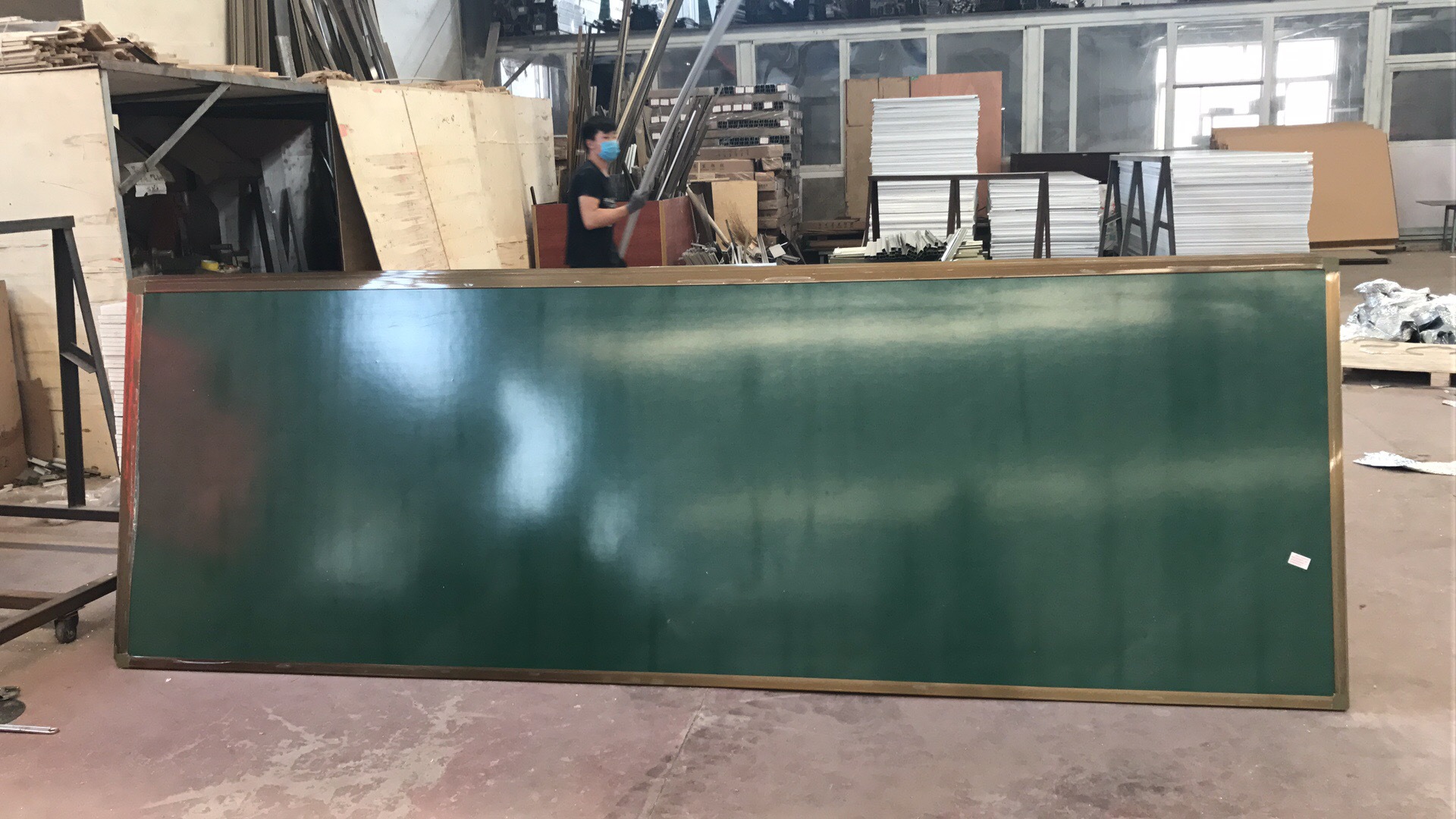 Spot Supply Teaching Green Board School Classroom Office Training Flat Blackboard Factory Teaching Blackboard