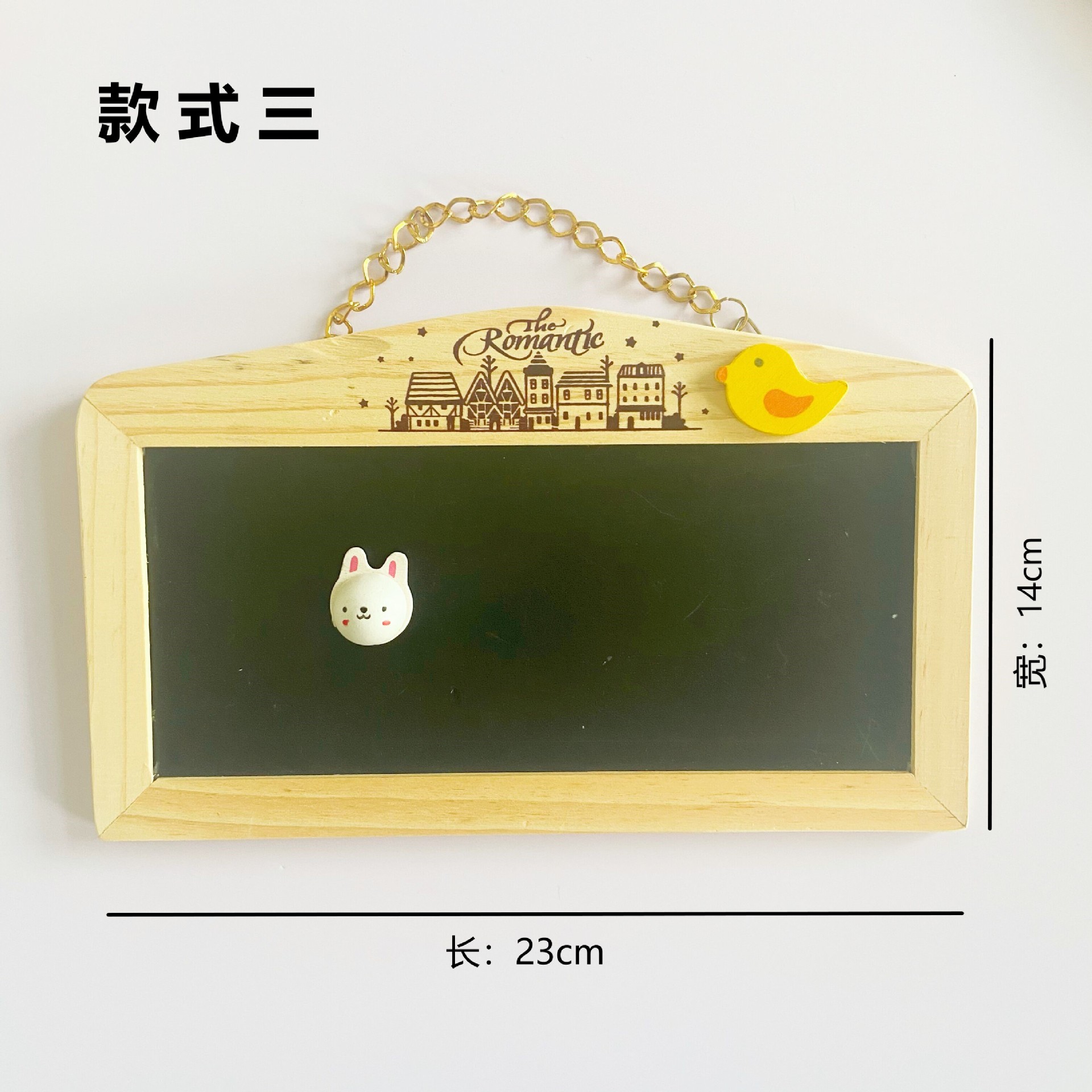 Creative Small House Bracket Wooden Blackboard Magnetic Kindergarten Children Teaching Mini Blackboard Message Board