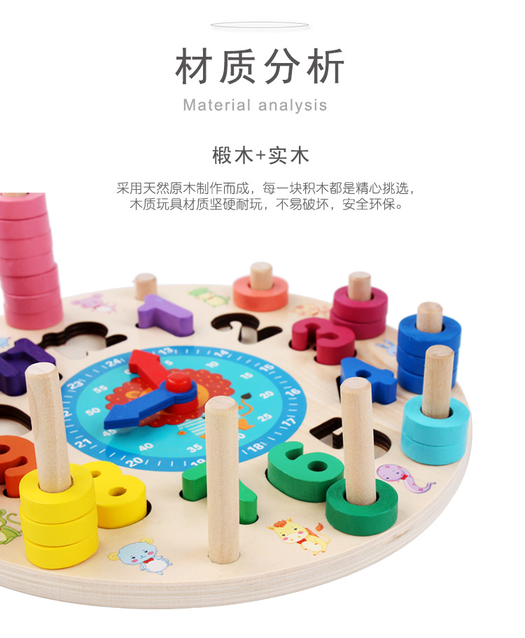 Educational Teaching Aids Kindergarten Mathematics Logarithm Learning Board Rainbow Spring Matching Children Early Education Learning Digital Toys