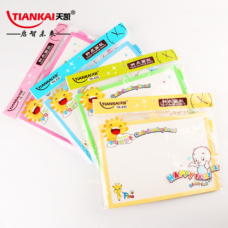 Tiankai watch and clock drawing board with antenna drawing board easy to wipe children learning number educational toys grade one and two teaching AIDS wholesale