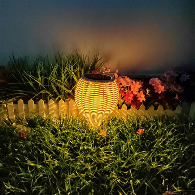 2022 New Handmade Creative Woven Rattan Solar Lawn Projection Lamp Garden Hanging Lamp Festival Lantern Lawn Lamp 2022 New Handmade Creative Woven Rattan Solar Lawn Projection Lamp Garden Hanging Lamp Festival Lantern Lawn Lamp