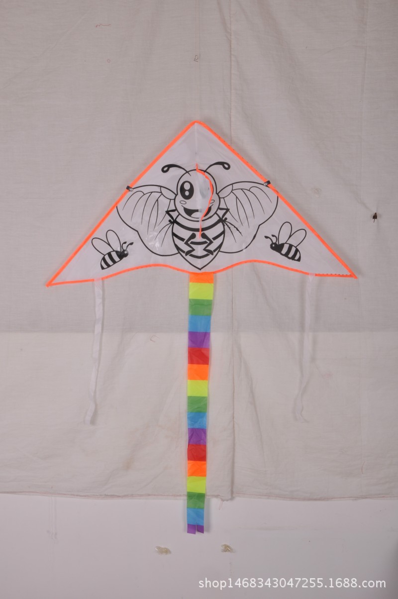 Weifang Children's Painting Kite Handmade DIY Teaching Blank Kite Full Set of Line Board Paint 42 Patterns Mixed Hair