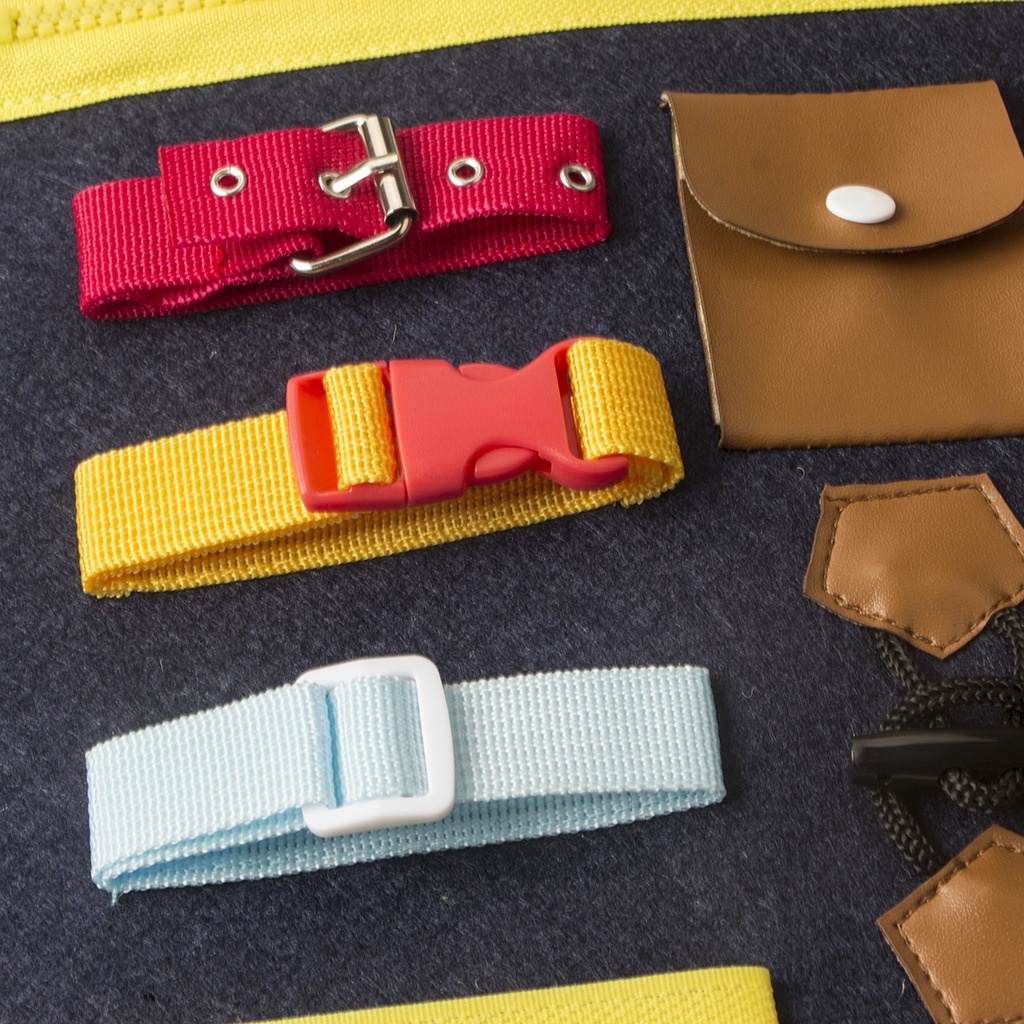 New Baby Learning Dressing Release Buckle Zipper Learning Board Montessori Felt Busy Board Toy Children Early Teaching Props