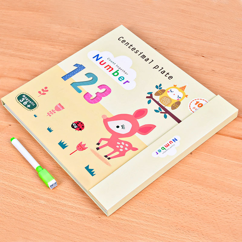 Children&#039;s Arithmetic Magnetic Hundreds Board Elementary School Students Intelligence Class Montessori Early Education Mathematics Teaching Aids Early Childhood Education Toys
