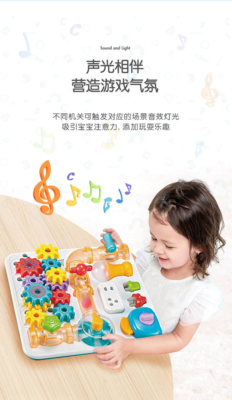 Aobei Early Education Teaching Aids Children 1-3 Years Old Baby Children Education Busy Board Unlocking Toys Children Montessori Early Education