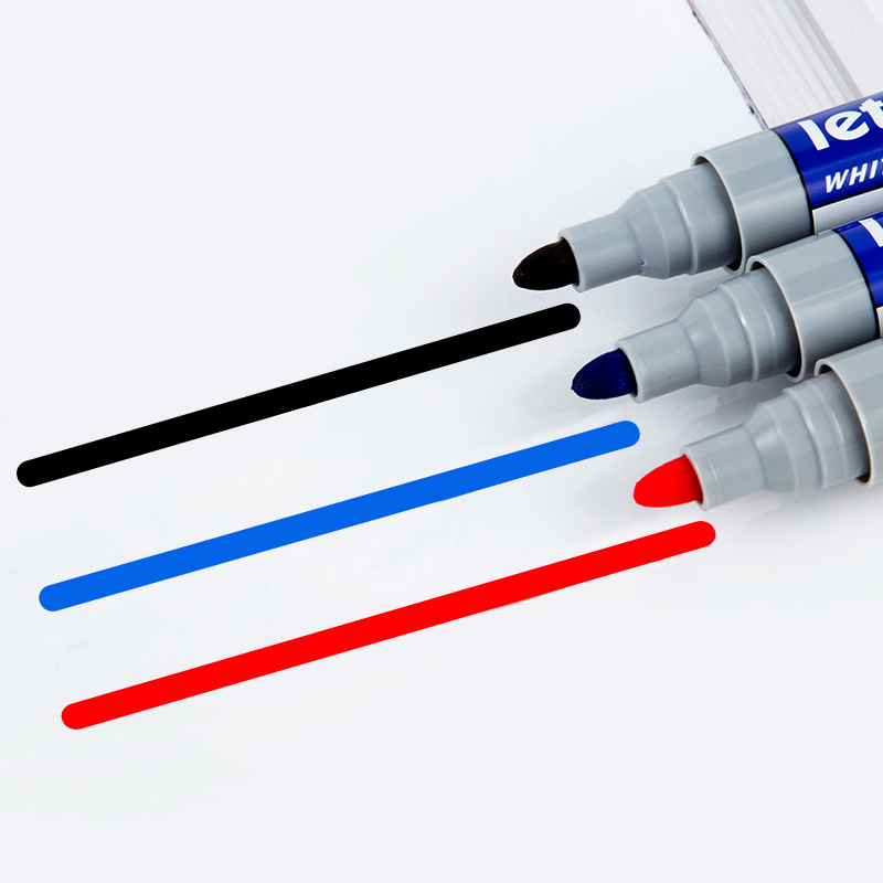 Letu 528 Whiteboard Marker Erasable Mark Office Whiteboard Marker Teaching Children&#039;s Color Drawing Board Thick Head Easy to Wipe Wholesale