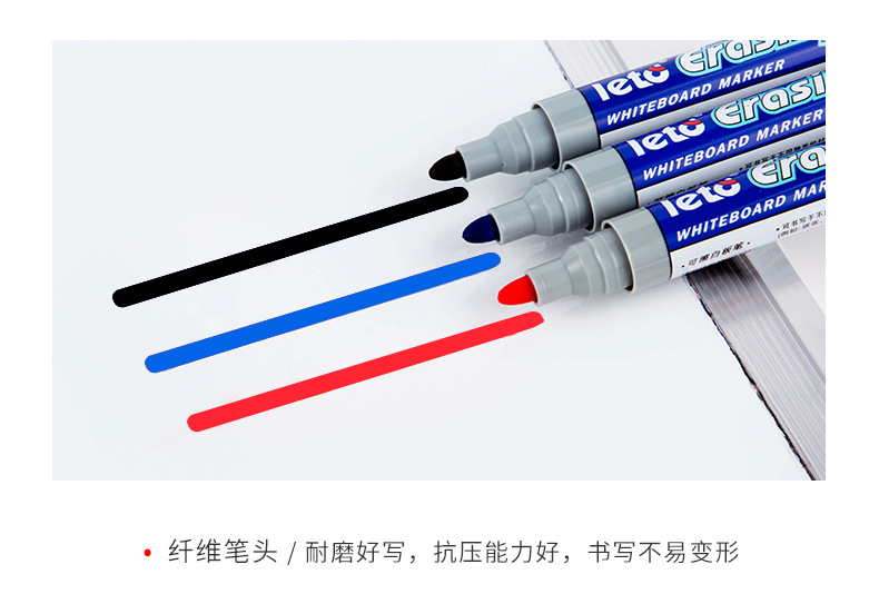 Letu 528 Whiteboard Marker Erasable Mark Office Whiteboard Marker Teaching Children's Color Drawing Board Thick Head Easy to Wipe Wholesale