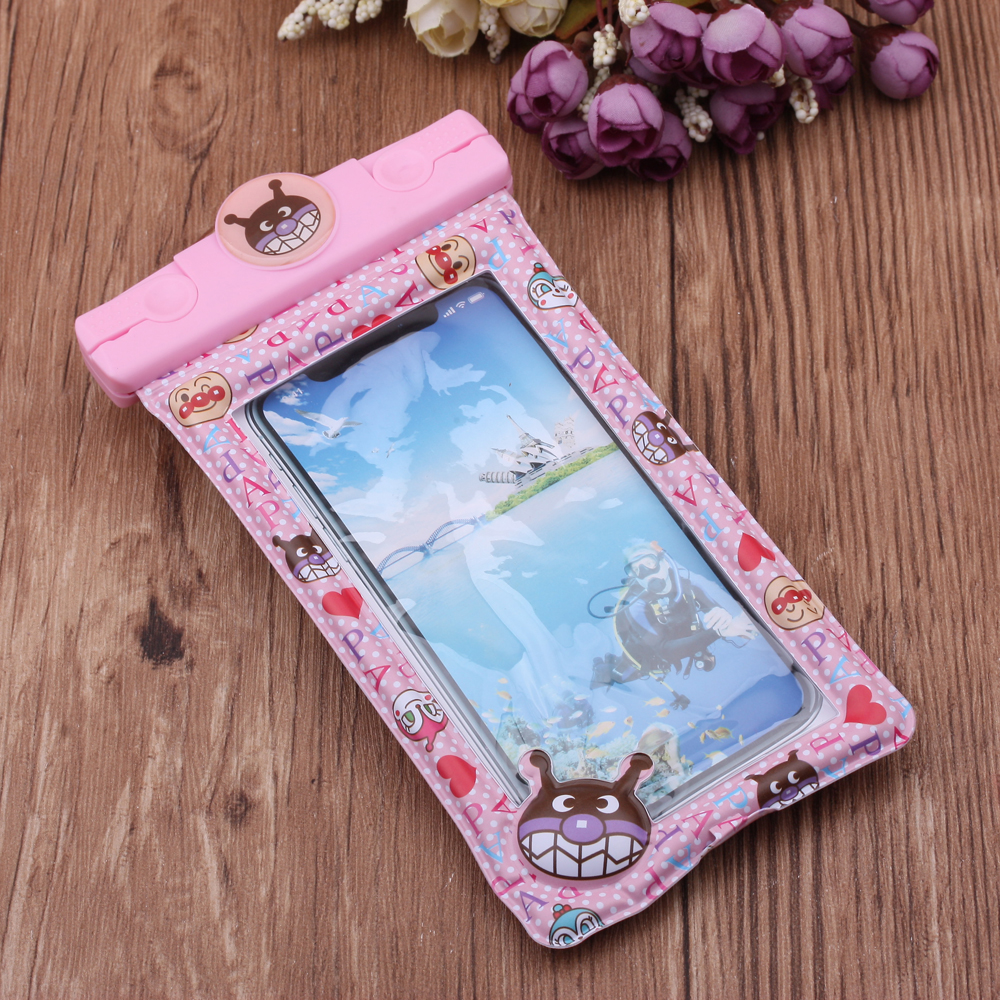 Mobile Phone Waterproof Bag Airbag Floating Cartoon Cute Seaside Outdoor Transparent Swimming General-Purpose Water-Proof Cover Touch Screen Mobile Phone Waterproof Bag Airbag Floating Cartoon Cute Seaside Outdoor Transparent Swimming General-Purpose Water-Proof Cover Touch Screen