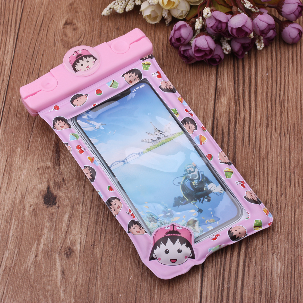 Mobile Phone Waterproof Bag Airbag Floating Cartoon Cute Seaside Outdoor Transparent Swimming General-Purpose Water-Proof Cover Touch Screen Mobile Phone Waterproof Bag Airbag Floating Cartoon Cute Seaside Outdoor Transparent Swimming General-Purpose Water-Proof Cover Touch Screen
