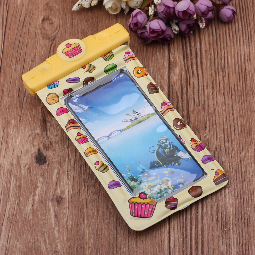 Mobile Phone Waterproof Bag Airbag Floating Cartoon Cute Seaside Outdoor Transparent Swimming General-Purpose Water-Proof Cover Touch Screen Mobile Phone Waterproof Bag Airbag Floating Cartoon Cute Seaside Outdoor Transparent Swimming General-Purpose Water-Proof Cover Touch Screen
