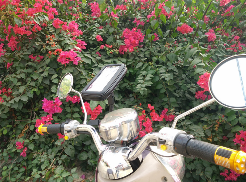 Bicycle Motorcycle Rearview Mirror of Electric Vehicle Universal Navigation Waterproof Bag Mobile Phone Bracket Manufacturer Bike Holder Bicycle Motorcycle Rearview Mirror of Electric Vehicle Universal Navigation Waterproof Bag Mobile Phone Bracket Manufacturer Bike Holder