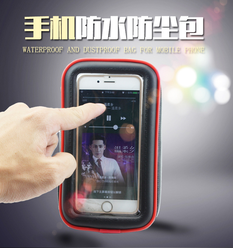 Bicycle Motorcycle Rearview Mirror of Electric Vehicle Universal Navigation Waterproof Bag Mobile Phone Bracket Manufacturer Bike Holder Bicycle Motorcycle Rearview Mirror of Electric Vehicle Universal Navigation Waterproof Bag Mobile Phone Bracket Manufacturer Bike Holder