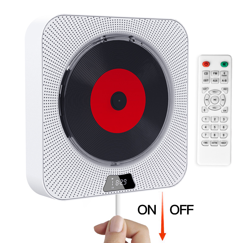 Wall-mounted CD player portable cd player bluetooth CD player cd home teaching machine CD player