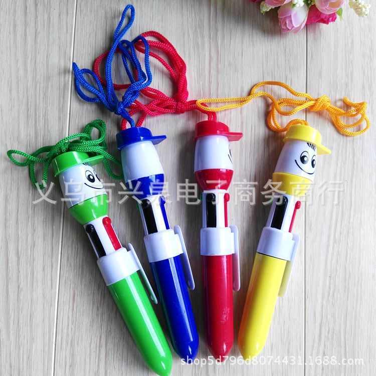 One Yuan Marker Vitamin Ballpen Ballpoint Pen Color Cartoon Pen Student Stationery Office Supplies