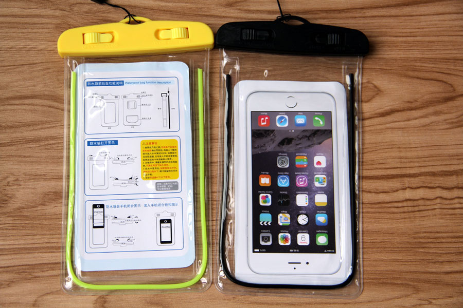 PVC Transparent Luminous Mobile Phone Waterproof Bag Swimming Photography Diving Mobile Phone Waterproof Cover Printable Logo PVC Transparent Luminous Mobile Phone Waterproof Bag Swimming Photography Diving Mobile Phone Waterproof Cover Printable Logo