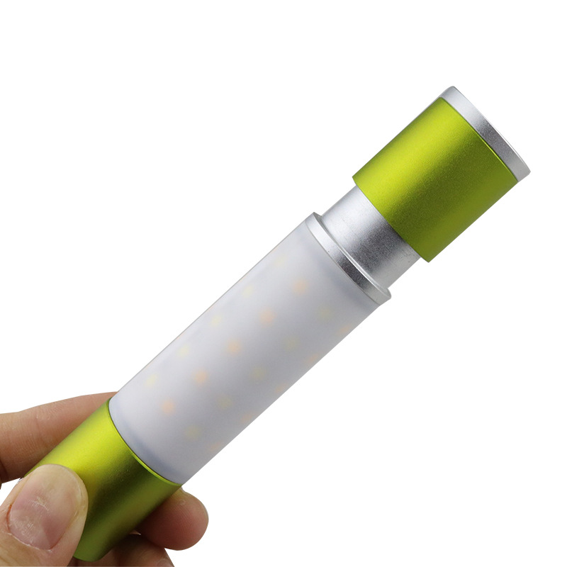 Camping Flashlight T6 Outdoor Camping Light Multi-Function Charging Telescopic Zoom Led Tent Light Emergency Power Bank