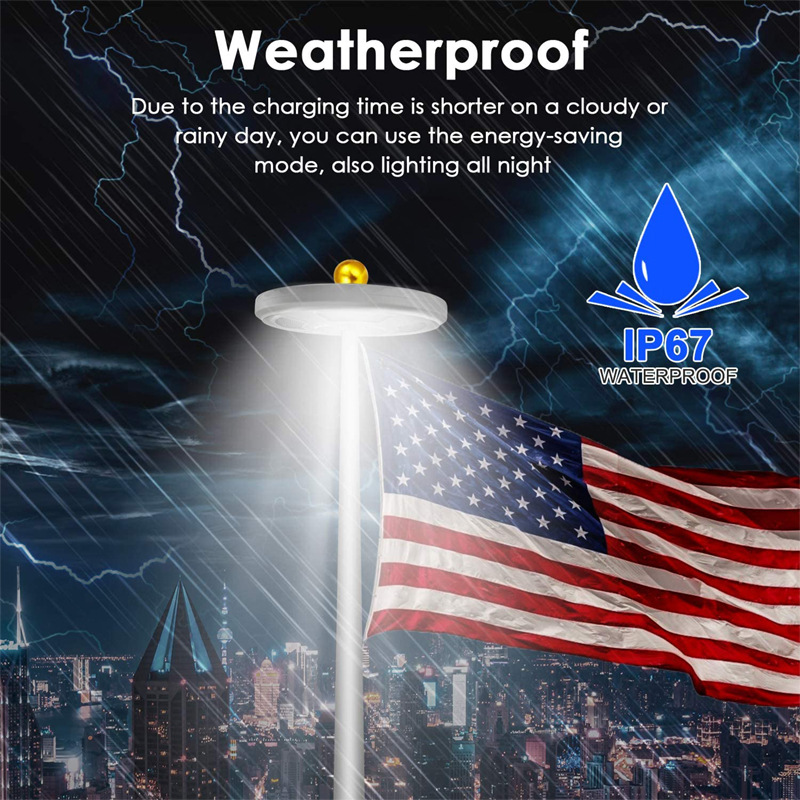 Solar Bowlight 128led Brand New Outdoor US Flag Light Outdoor Camping Light Amazon