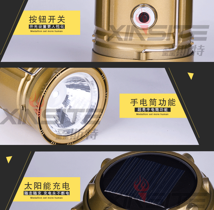 Led Tent Light USB Solar Charging Camping Light Multi-Function Barn Lantern Camping Light Factory Direct Sales Led Tent Light USB Solar Charging Camping Light Multi-Function Barn Lantern Camping Light Factory Direct Sales