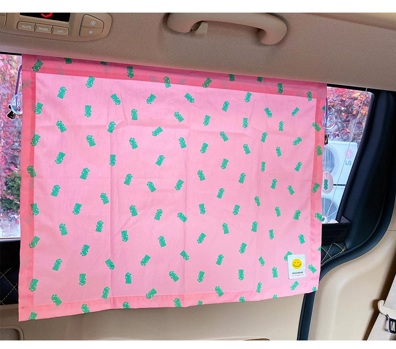 Same Style Vehicle Window Curtain Sun Shade Cartoon Children's Shading Insulated Magnetic Sucker Drawstring Version Same Style Vehicle Window Curtain Sun Shade Cartoon Children's Shading Insulated Magnetic Sucker Drawstring Version