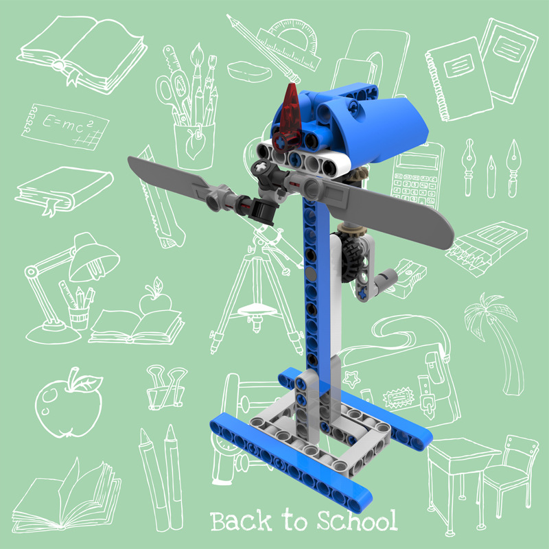 Factory Direct Sales Children&#039;s Early Childhood Educational Toys Technology Mechanical Assembly Building Blocks Compatible with Lego Small Particle Teaching Aids