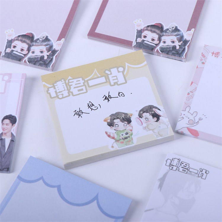 Color Creative Note Pad Advertising Sticky Note Customized Combination Shaped Cute Note Sticker Sticky Note Customized