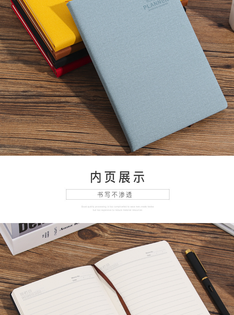 Spot A5a6b5 Notebook Pu Notebook Business Notebook Office Diary Journal Book Conference Book