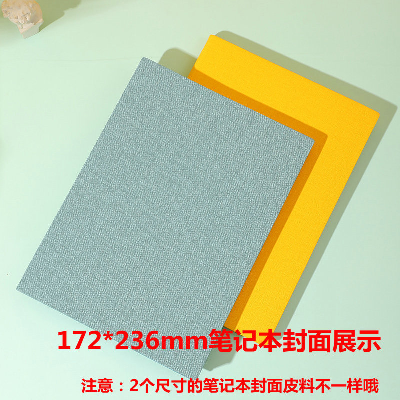 Business Notebook Pu Soft Leather Sticker Core Notebook Student Diary Book A5 Office Notepad Custom Logo