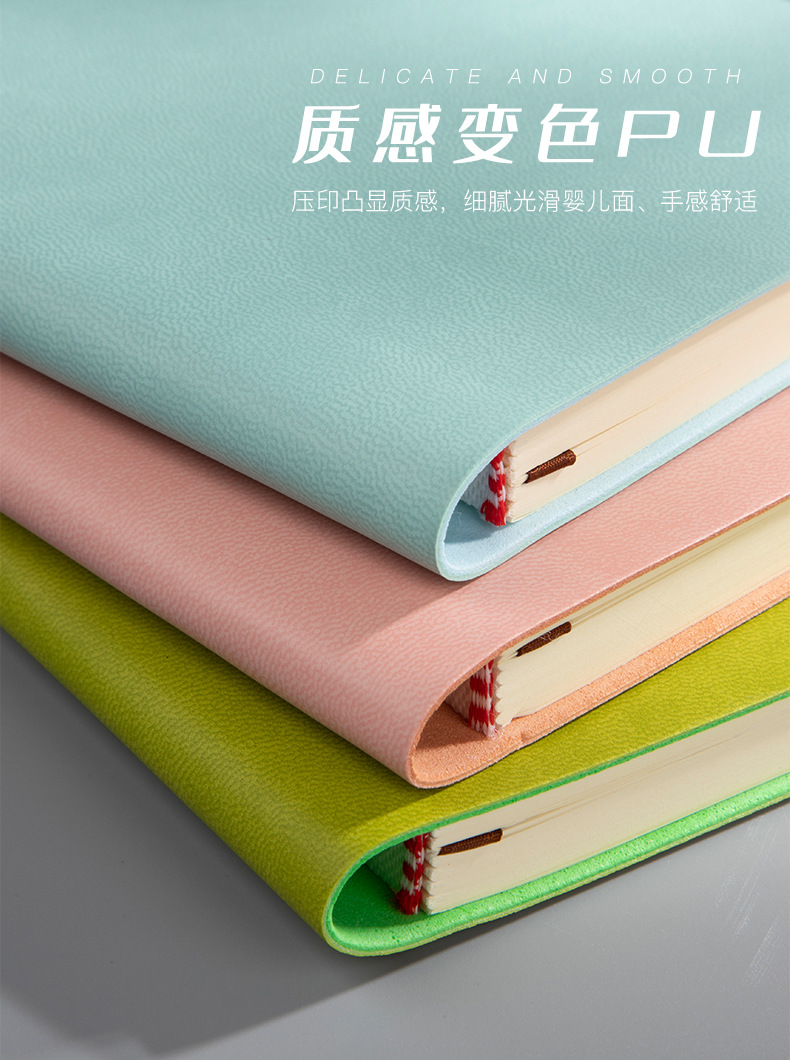Factory A5 Imitation Leather PU Notepad Student Writing Notebook Stick Core Notebook Insert Notebook Custom Logo Factory A5 Imitation Leather PU Notepad Student Writing Notebook Stick Core Notebook Insert Notebook Custom Logo