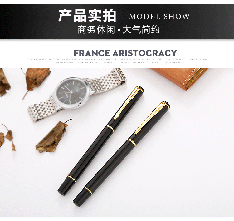 Shuolei Factory Supply Metal Roller Ball Pen Signature Pen Gel Pen Supply Printing Advertising Marker Metal Water-Based Paint Pen