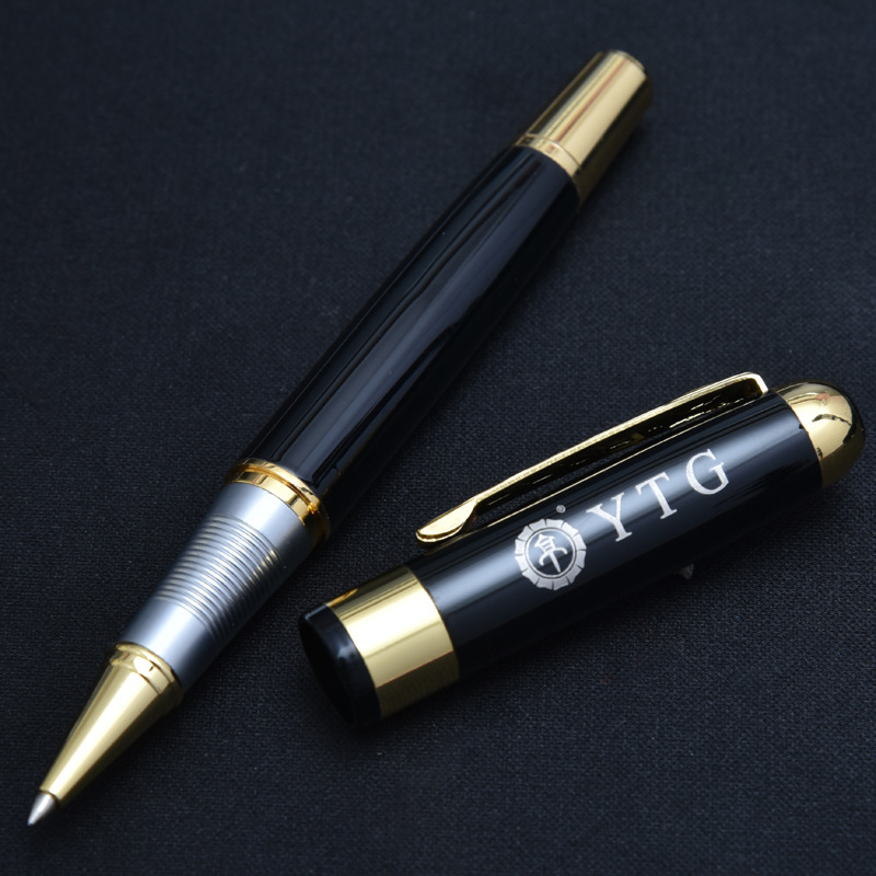 Metal ball-point pen classic neutral signature pen lettering custom LOGO gift pen smooth writing pen