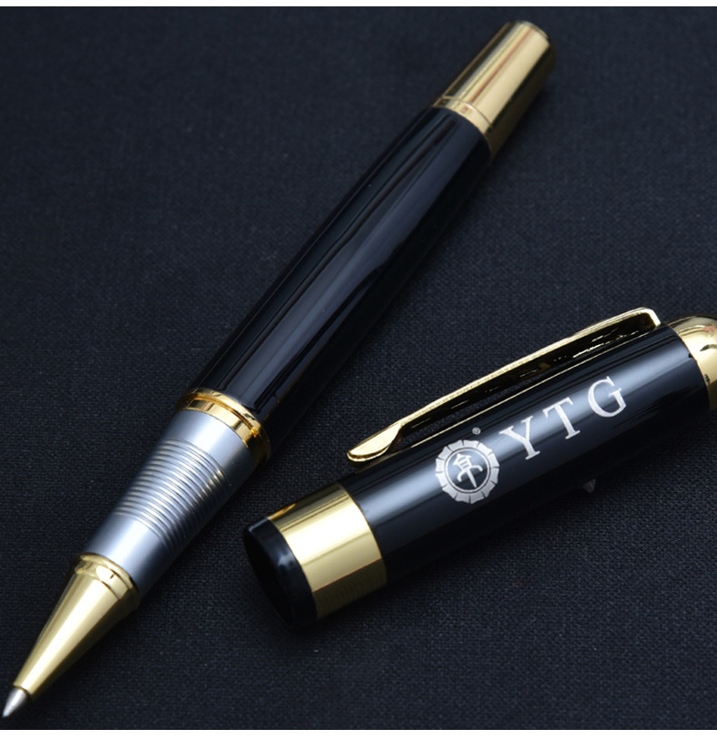 Metal ball-point pen classic neutral signature pen lettering custom LOGO gift pen smooth writing pen