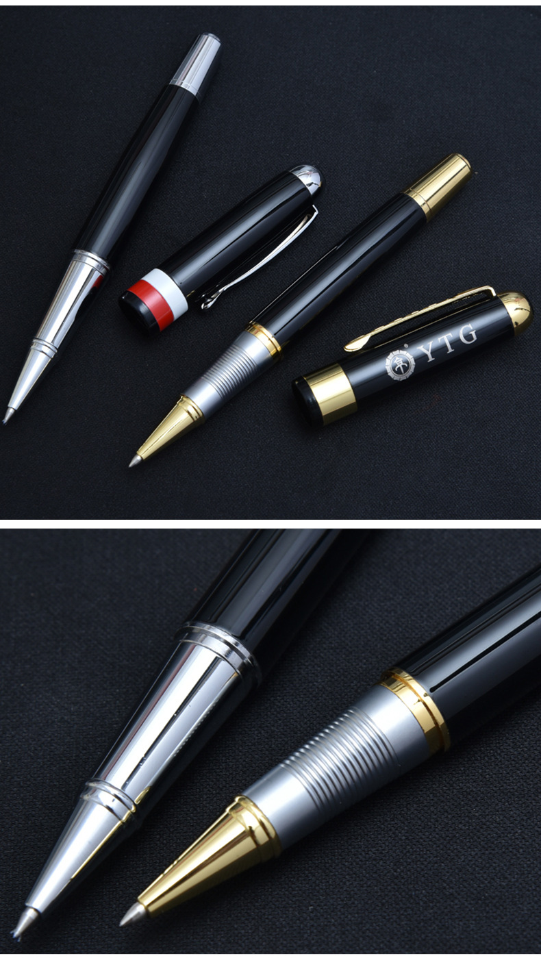 Metal ball-point pen classic neutral signature pen lettering custom LOGO gift pen smooth writing pen