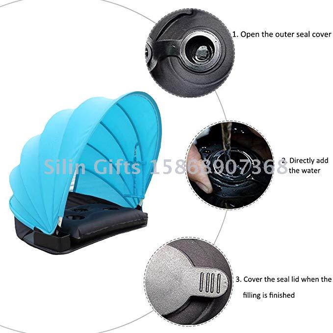 Mini Face Tent,Outdoor Beach Shelter Tent Pop Up Portable Face Sun Shade Canopy Protection Tent with Pillow,Beach Mat