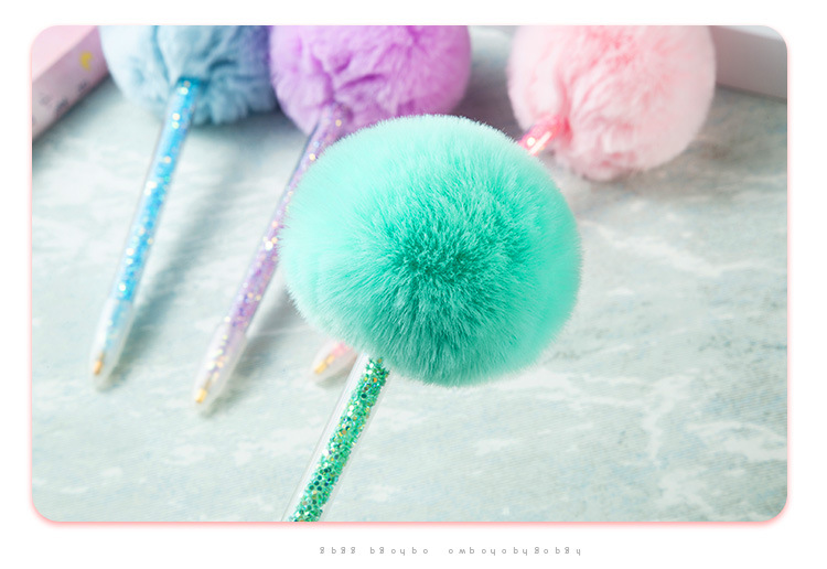 Diamond Painting Tools Spot Drill Pen Cross Stitch Spot Drill Tool Nail Art Sticking Drill Pen Big Hair Ball Diamond Painting Spot Drill Pen