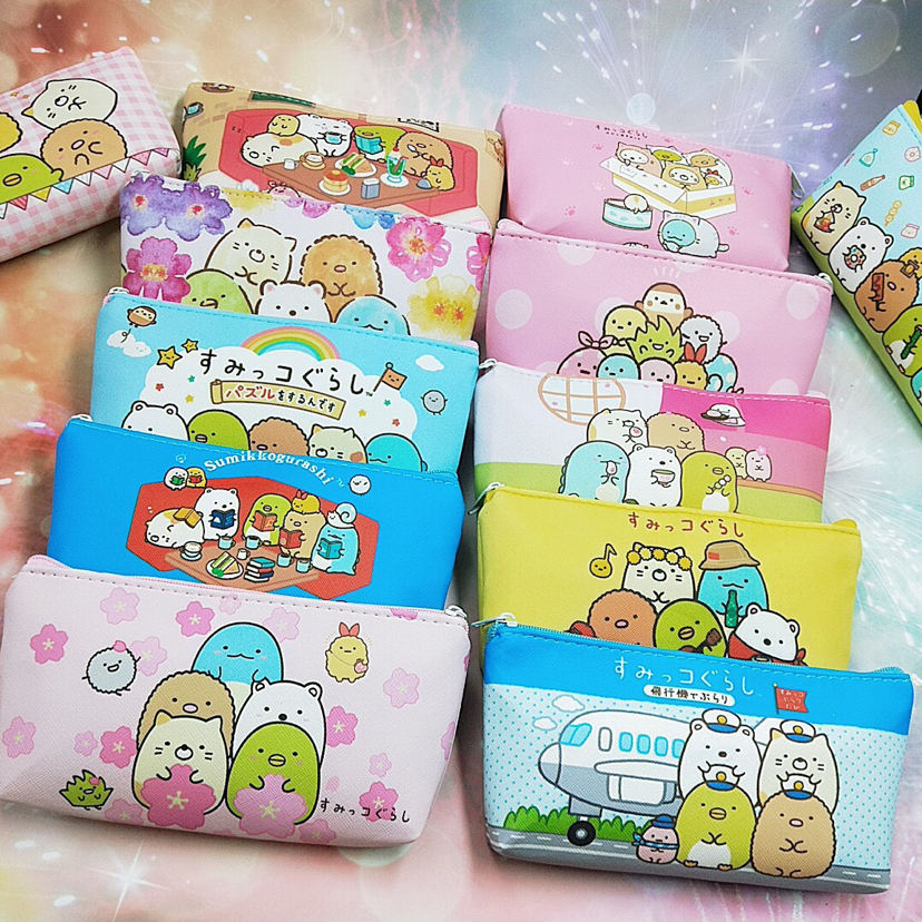 New Style Tuanzi Hexagonal Pencil Case Stationery Box Korean Cute Cartoon Simple Men and Women Student Small Coin Purse Wholesale