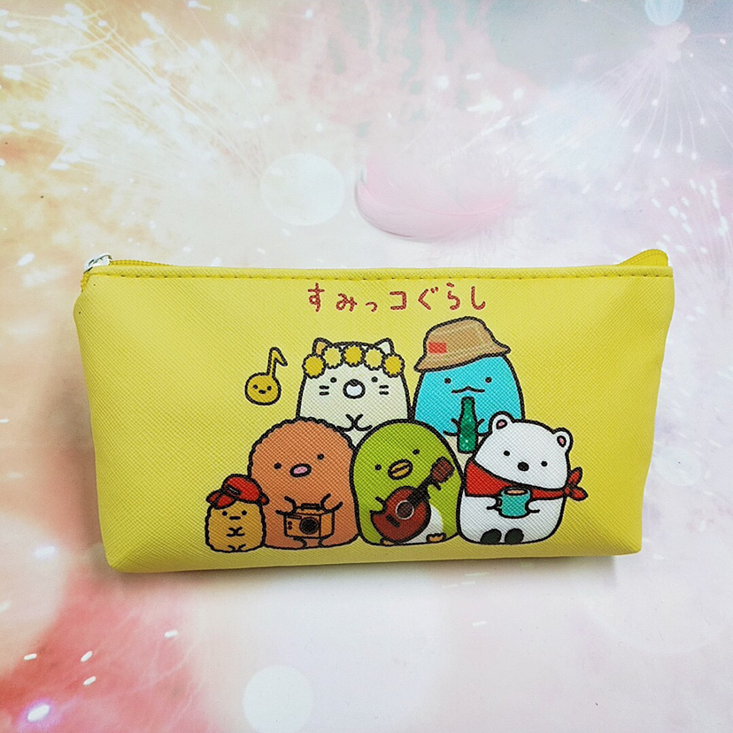 New Style Tuanzi Hexagonal Pencil Case Stationery Box Korean Cute Cartoon Simple Men and Women Student Small Coin Purse Wholesale