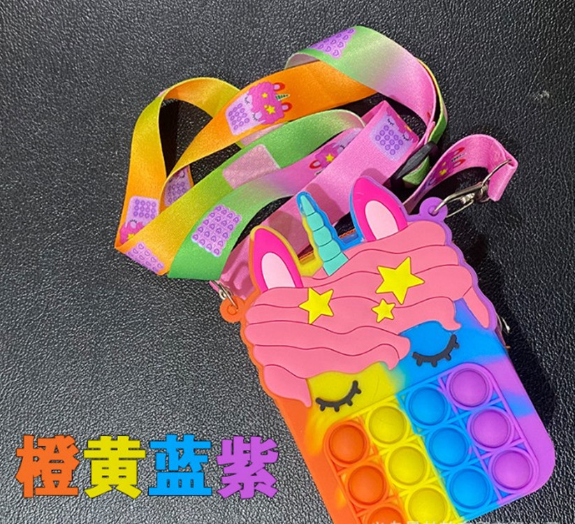 Rat Killer Pioneer Unicorn Bag Pencil Case Handbag Butterfly Bag Horse Head Silicone Coin Purse Crossbody Bag