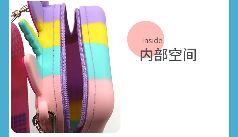 Rat Killer Pioneer Unicorn Bag Pencil Case Handbag Butterfly Bag Horse Head Silicone Coin Purse Crossbody Bag
