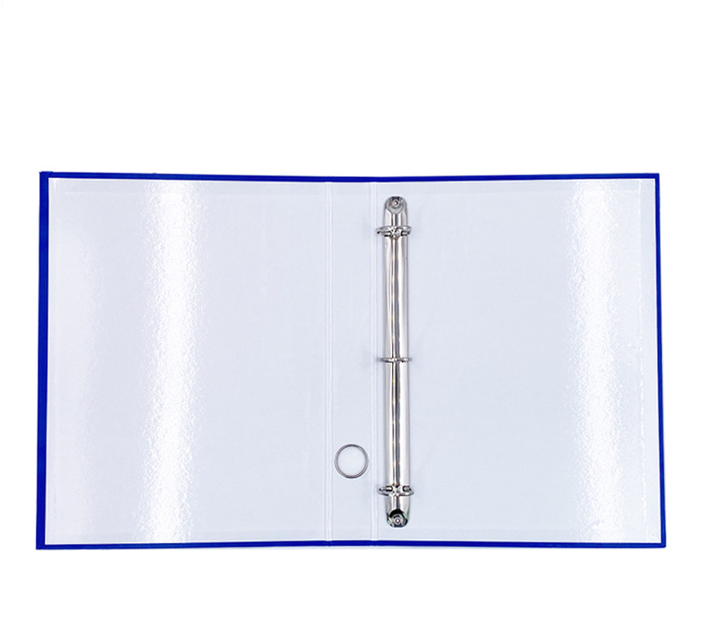 WIDELY 1.5-Inch PVC Semi-Coated Cardboard A4 Folder 331 File Binder Loose-Leaf Folder Fast Clip
