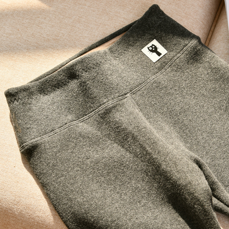 New Fleece-Lined Thickened Kitten Leggings Women&#039;s Outer Wear Pants Cotton Super Soft Winter Pencil Pants Cotton No Pilling