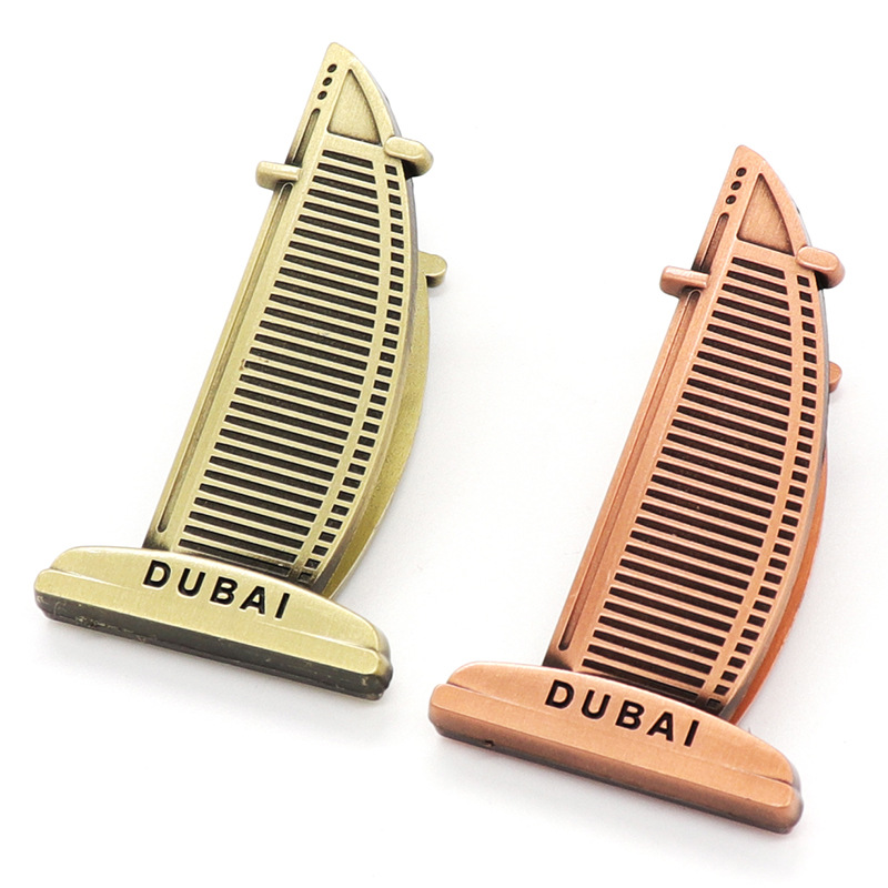 Creative Retro Magnetic Metal Clip Wholesale Long Tail Clip Binder Clip Refridgerator Magnets Message Folder Folder Side Corner Clip