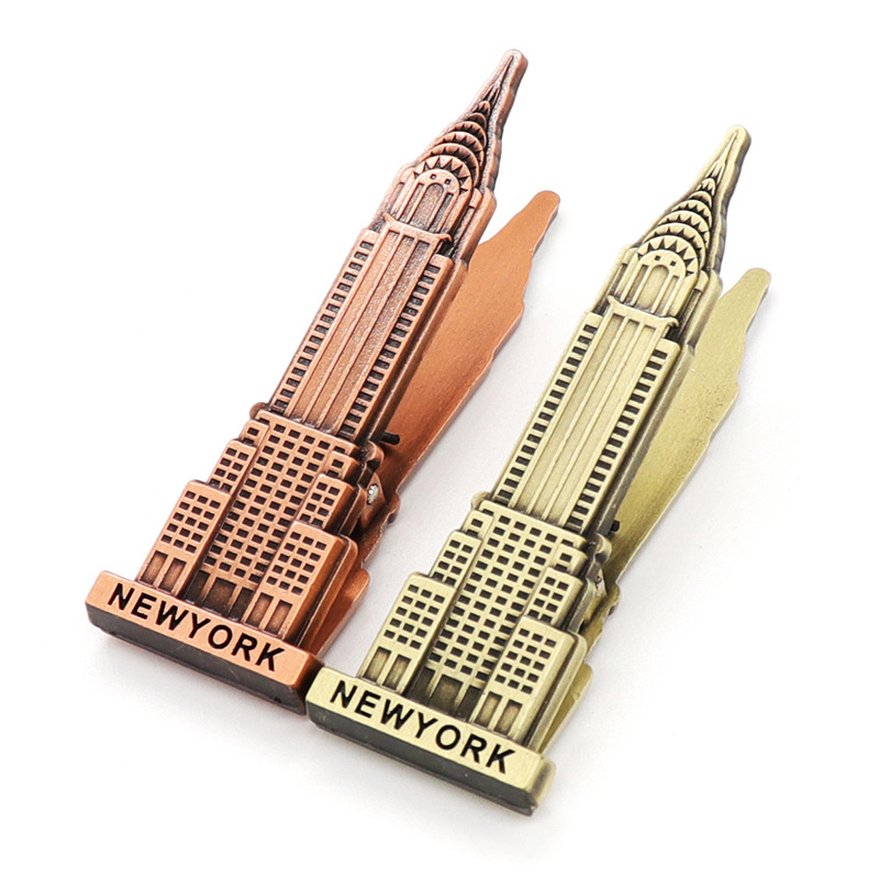 Creative Retro Magnetic Metal Clip Wholesale Long Tail Clip Binder Clip Refridgerator Magnets Message Folder Folder Side Corner Clip