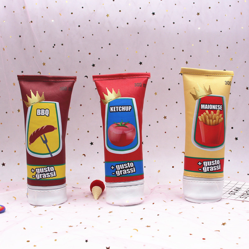 New toothpaste pen bag PU pen bag shape pencil bag stationery bag receive bag wash bag New toothpaste pen bag PU pen bag shape pencil bag stationery bag receive bag wash bag
