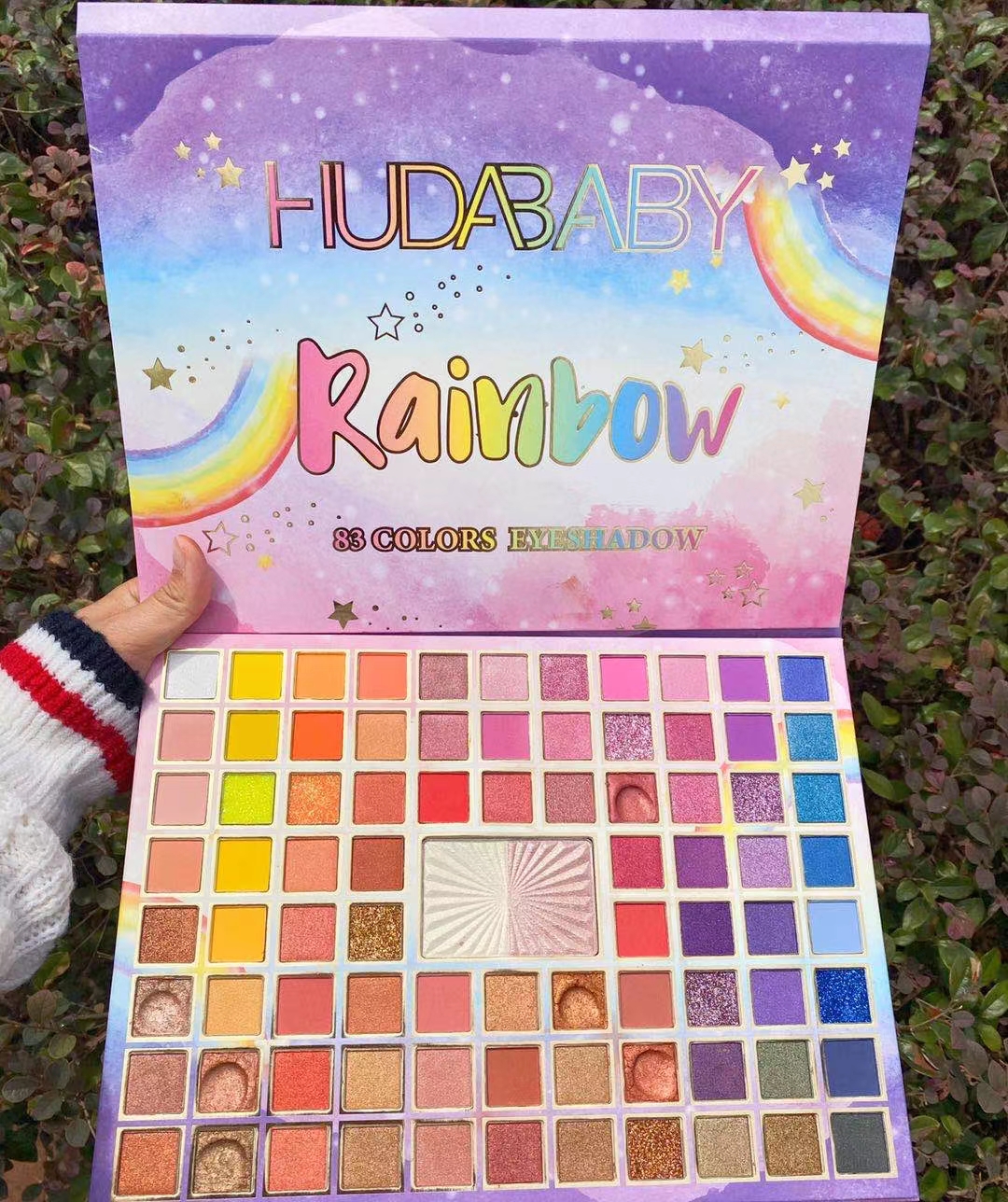 Eyeshadow palette shimmer matte Huda Baby