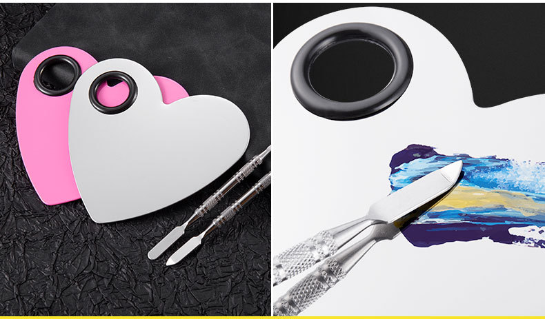 Stainless Steel Manicure Palette Palette Color Bar Makeup Foundation Palette Makeup Artist Beauty Tool Set Stainless Steel Manicure Palette Palette Color Bar Makeup Foundation Palette Makeup Artist Beauty Tool Set