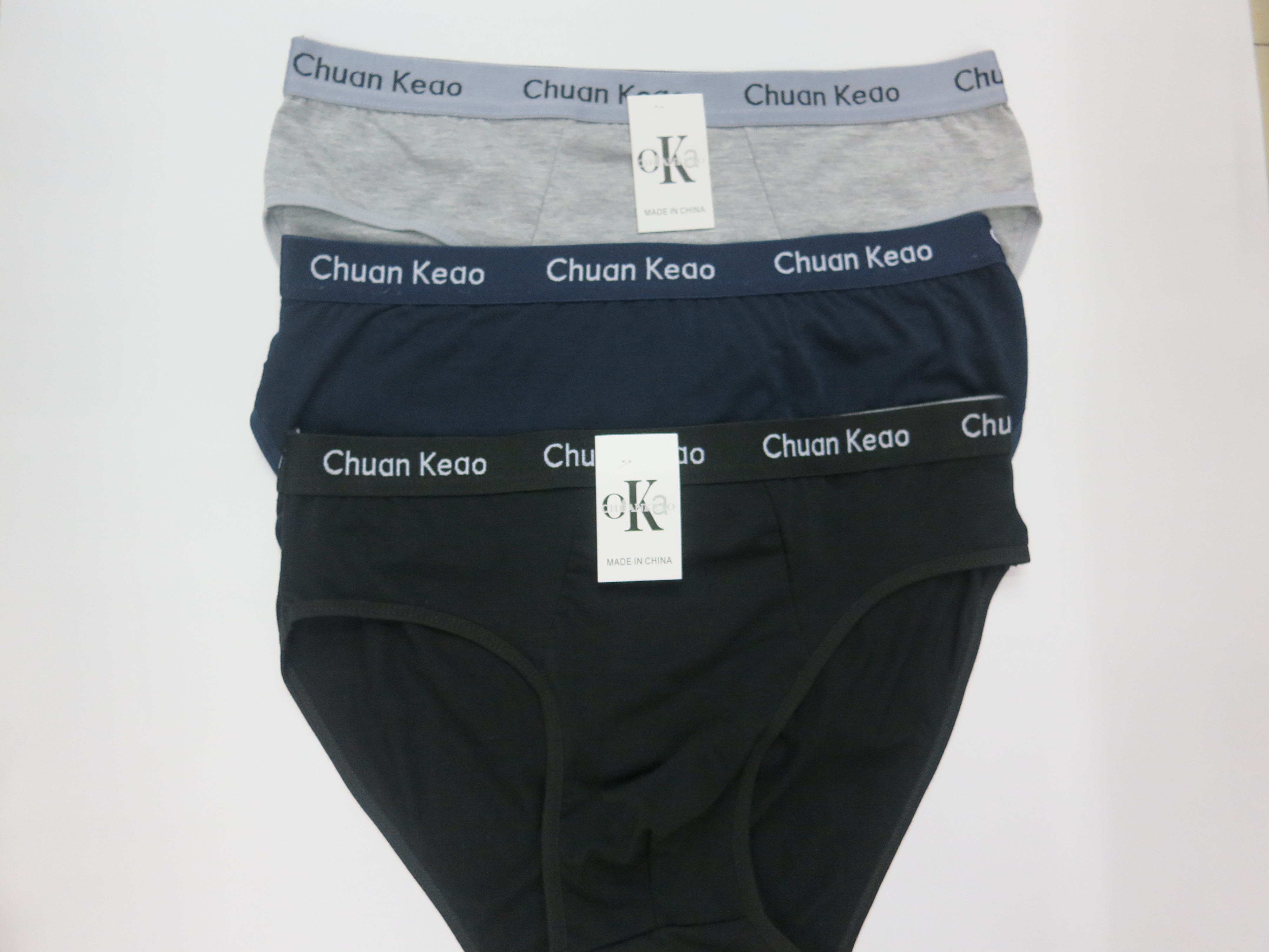 Men's big termly 5XL briefs net version of the solid color palette clean color briefs