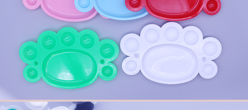Children diy graffiti painting art palette palette oil painting palette pigment palette small eight-eye palette Children diy graffiti painting art palette palette oil painting palette pigment palette small eight-eye palette