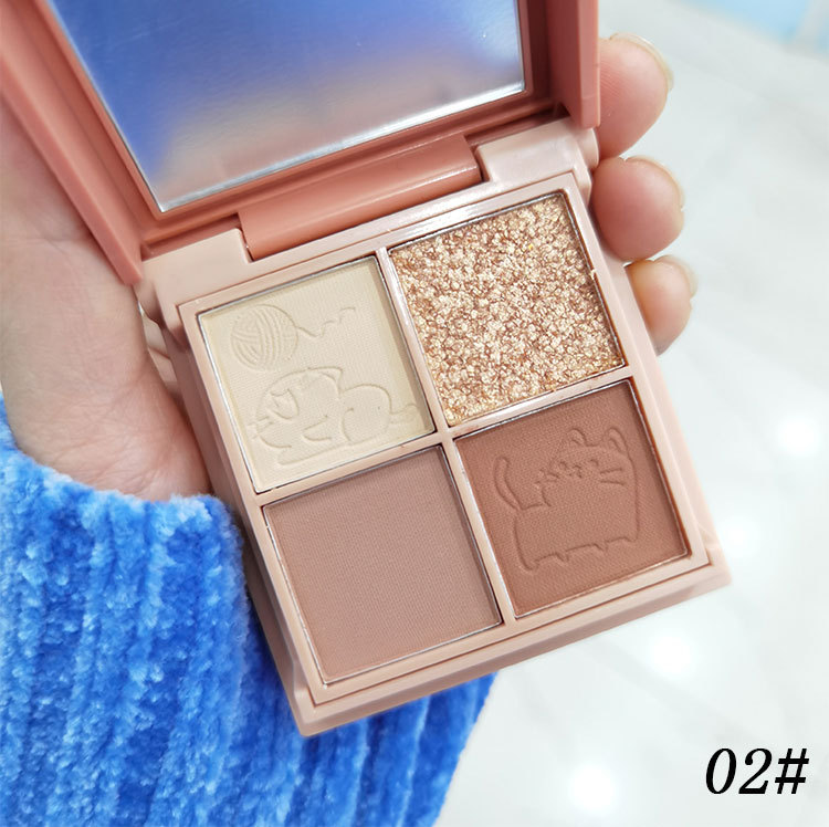 Hold Live Yue Twilight Impression Four Color Eyeshadow Palette Ins Internet Celebrity Sequins Matte Shimmer Earth 4-Color Eyeshadow Hold Live Yue Twilight Impression Four Color Eyeshadow Palette Ins Internet Celebrity Sequins Matte Shimmer Earth 4-Color Eyeshadow